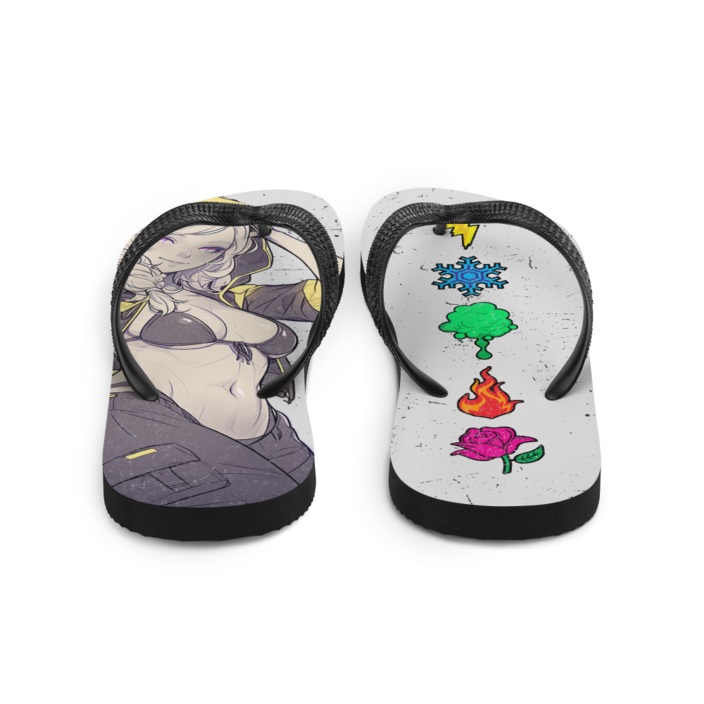 Thunder Waifu - Thongs / Flip Flops
