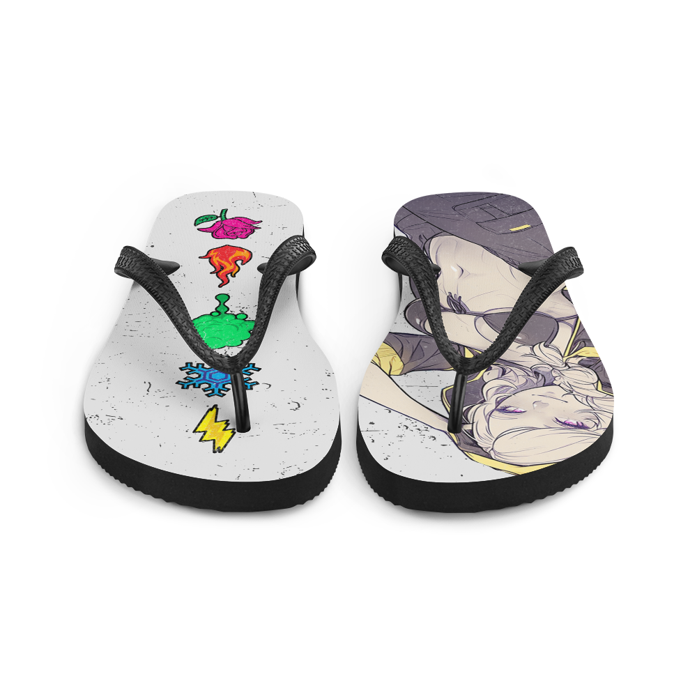 Thunder Waifu - Thongs / Flip Flops