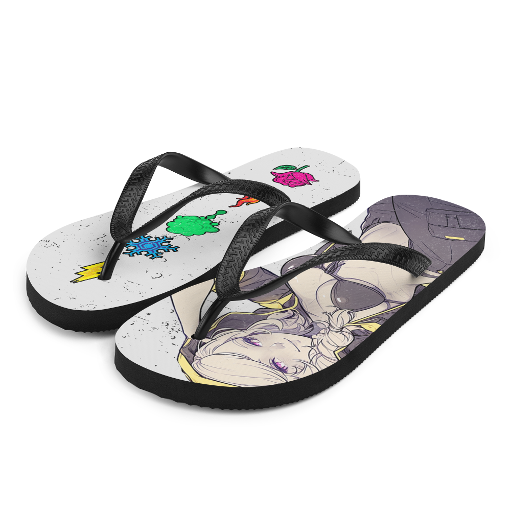 Thunder Waifu - Thongs / Flip Flops