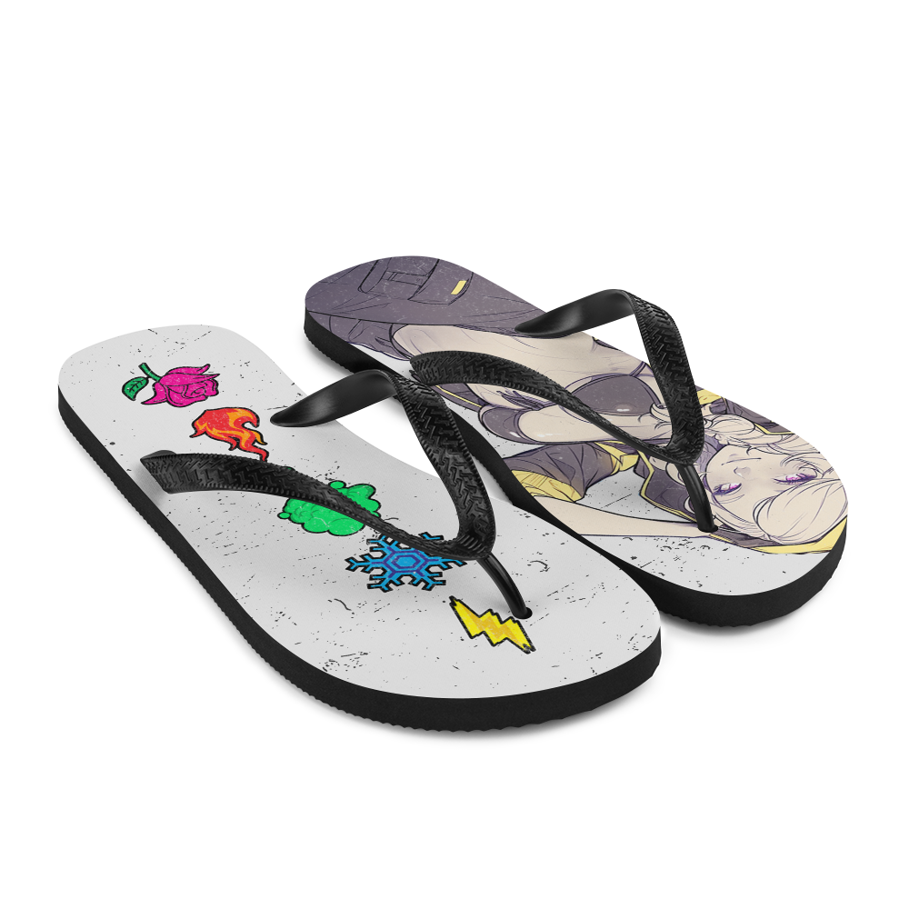 Thunder Waifu - Thongs / Flip Flops