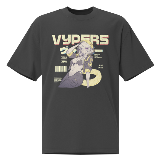 Thunder Waifu - Oversized faded tee