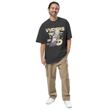 Thunder Waifu - Oversized faded tee