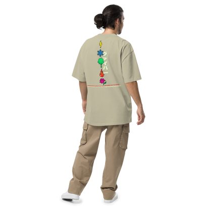 Thunder Waifu - Oversized faded tee