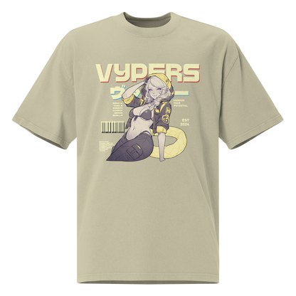 Thunder Waifu - Oversized faded tee