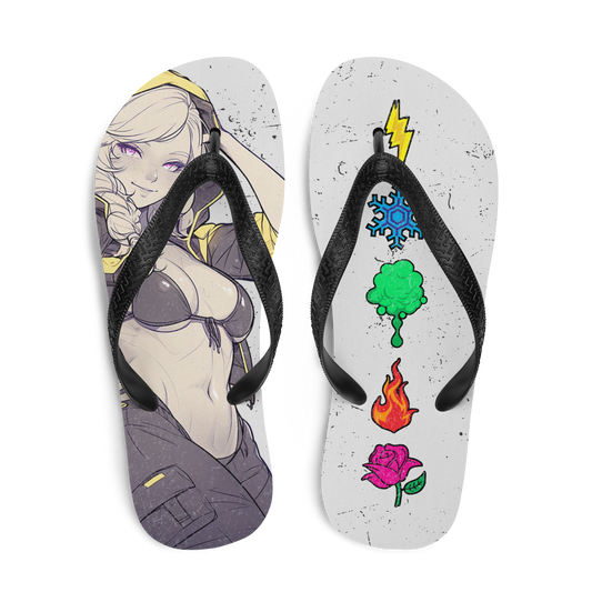 Thunder Waifu - Thongs / Flip Flops